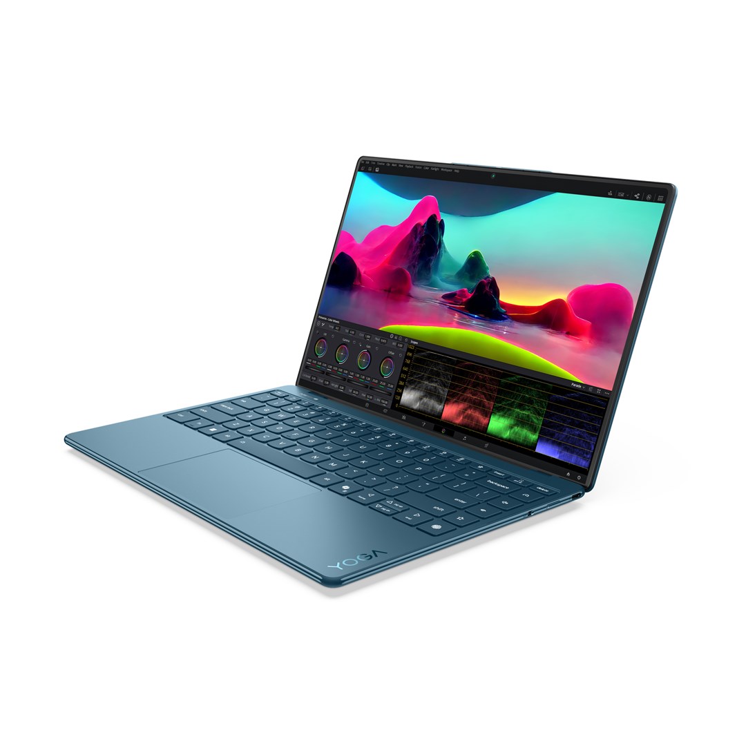 Laptop Lenovo Yoga Slim 9 14ILL10, 14", Intel Core Ultra 7 258V, Touchscreen WQUXGA, 32 GB LPDDR5x-SDRAM, 1 TB SSD, Teal