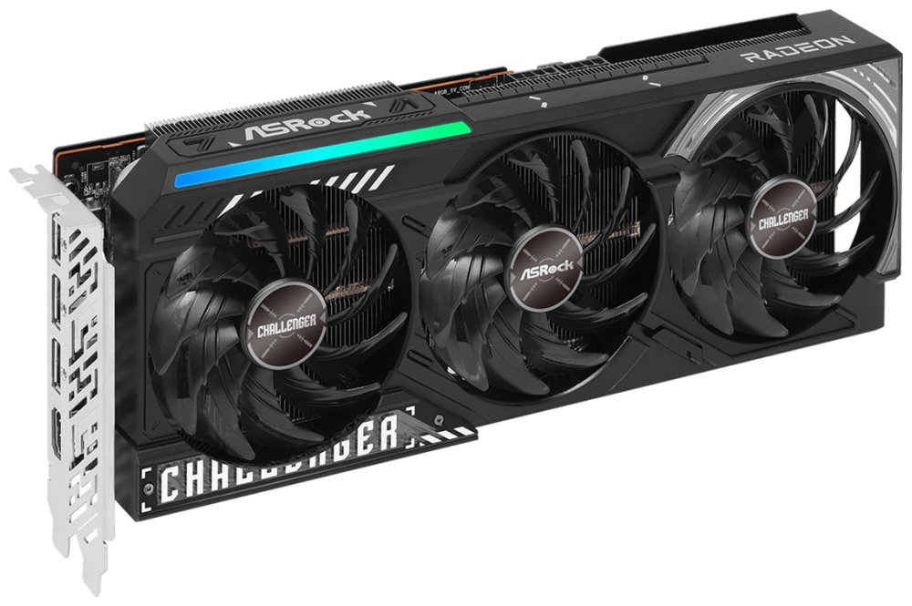 Kartelë grafike ASRock Radeon RX 9070 Challenger 16GB Semi-fanless
