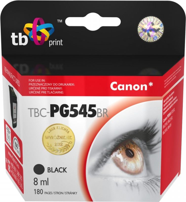 Kartridzh boje TB Print TBC PG545B PG 545, për Canon PIXMA, e zezë