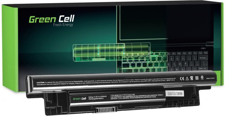 Bateri Green Cell (DE109) për laptop Dell Inspiron, 2200 mAh, 14.8V