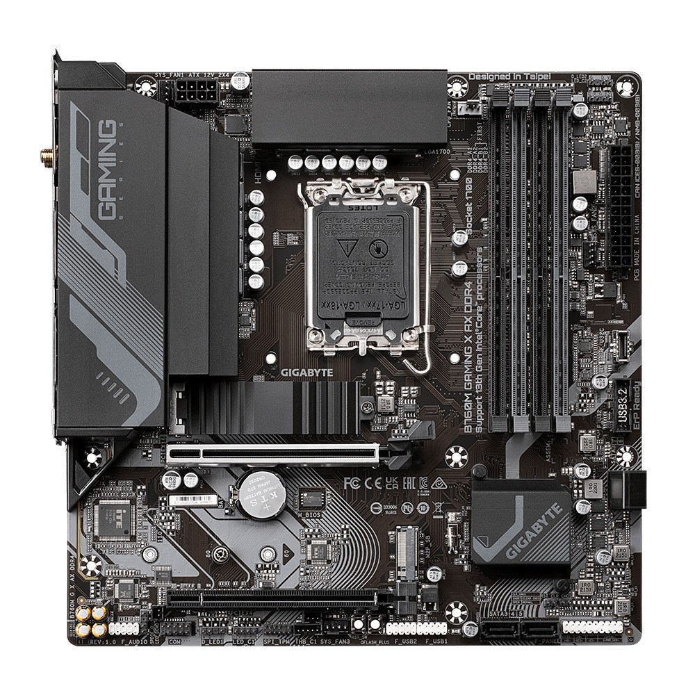 Pllakë amë Gigabyte B760 DS3H DDR4, LGA 1700, e zezë
