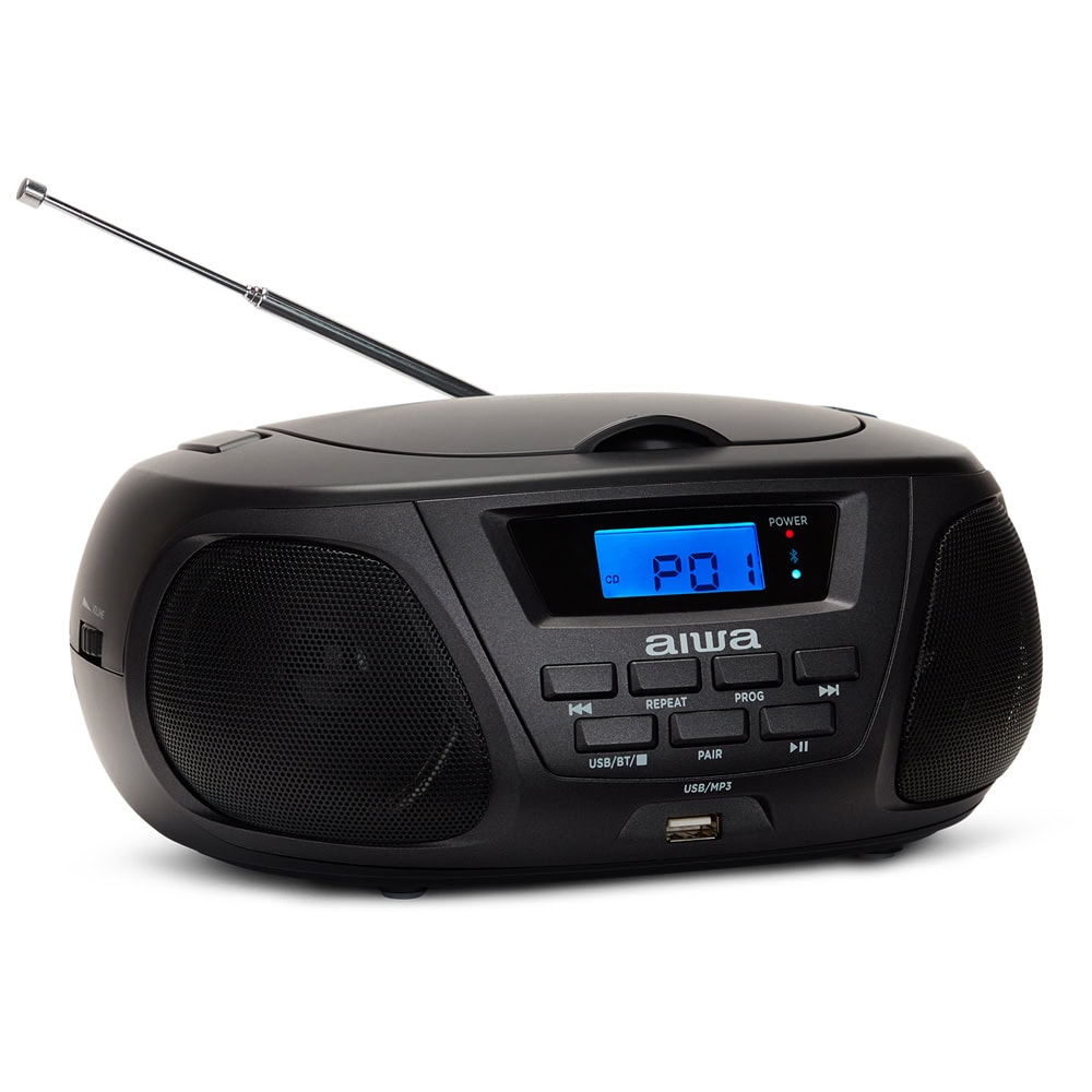 Radio Boombox Portativ me Bluetooth, CD dhe MP3 AIWA BBTU-300BKMKII