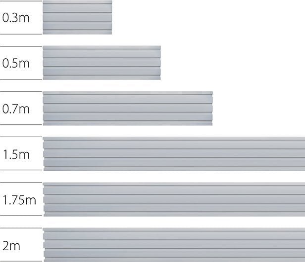 Shinë montimi monitori B-Tech BT8390-150/B, 1500mm, alumin, e zezë