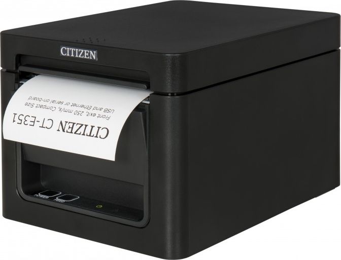 Shtypës termik POS Citizen CT-E351, 203 dpi, 250 mm/s, i zi