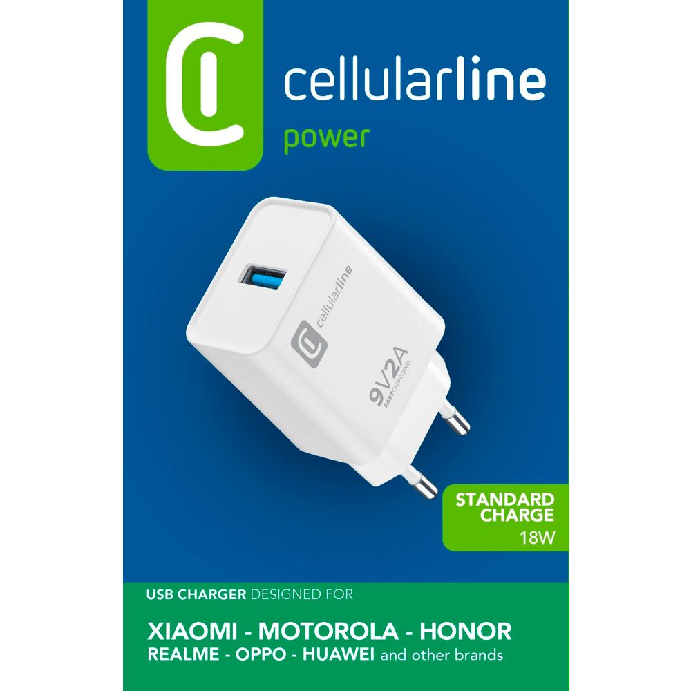 CELLULARLINE USB CHARGER HUAWEI&C QC WHITE