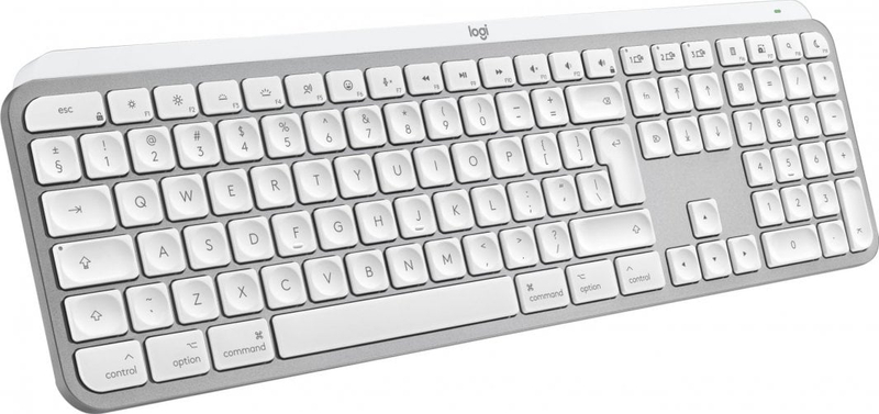 Tastierë Logitech MX, wireless, US INTL, e bardhë dhe e hirtë