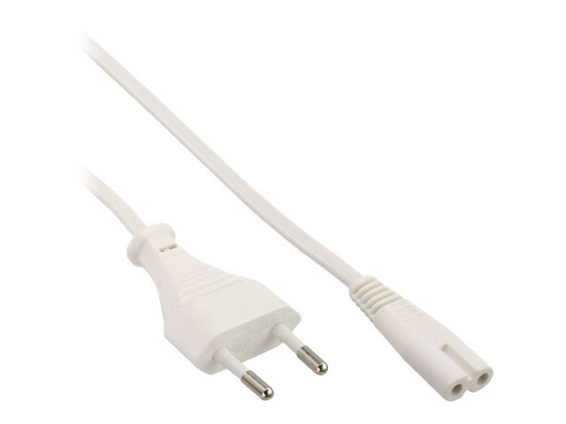 Kabllo rryme InLine Euro C në Euro8 C7, 5m, e bardhë