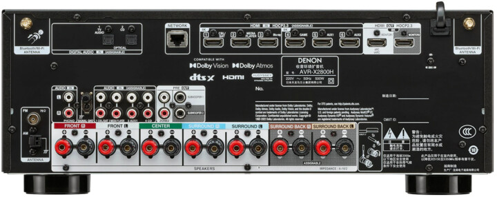 [OUTLET] Marrës Denon AVR-X2800H, i zi