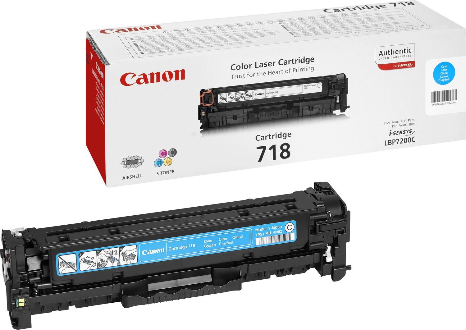 Toner Canon CRG-718, i kaltër