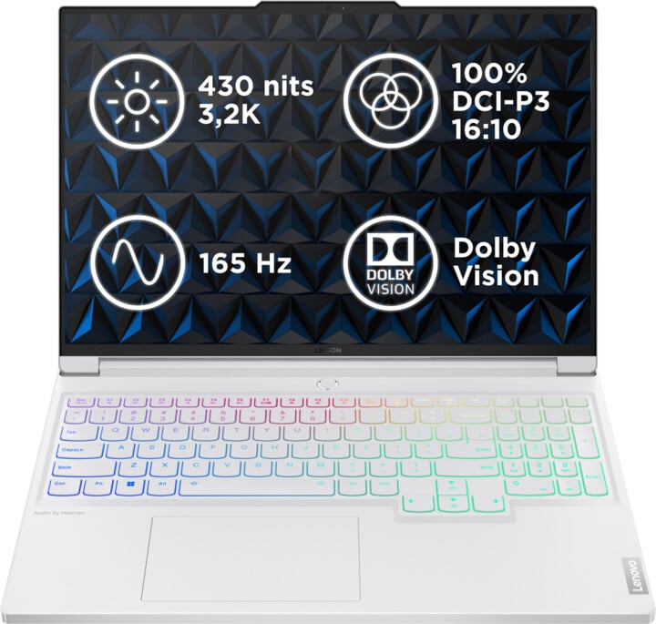 [OUTLET] Laptop Lenovo Legion 7 16IRX9, 16", Intel Core i9, 32GB RAM, 1TB SSD, NVIDIA GeForce RTX 4070 8GB GDDR6, i bardhë