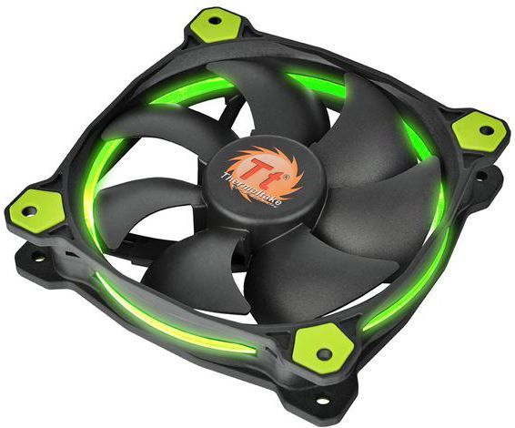 Ftohës Thermaltake Riing LED, 120 mm, i gjelbër 4