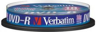 CD DVD-R Verbatim, 4.7GB 16x, 10 copë