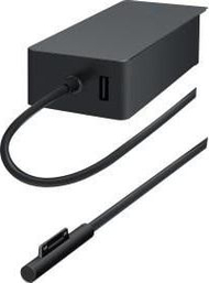 Полнач Microsoft Surface 65W Power Supply, USB порта, црн