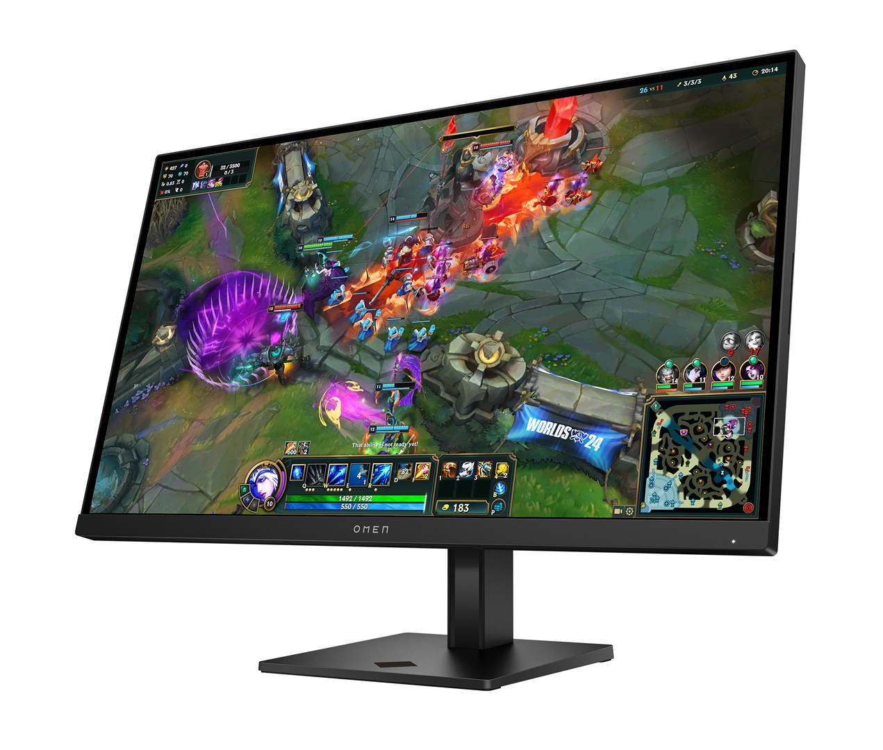 Monitor HP OMEN 27", QHD 280Hz, 27qs G2, i zi