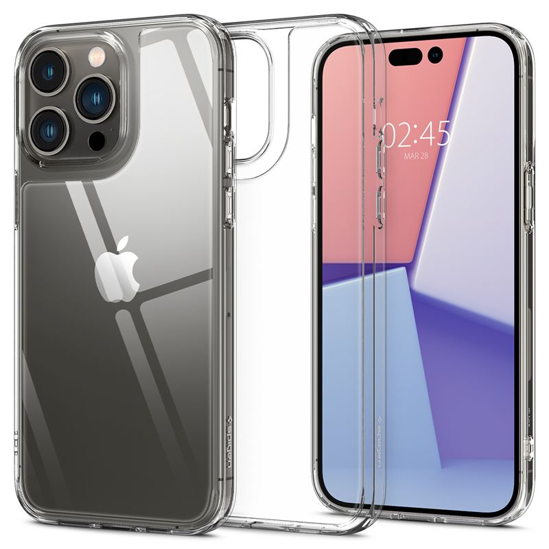 Mbështjellëse për iPhone 14 Pro Max Spigen Quartz Hybrid, transparente
