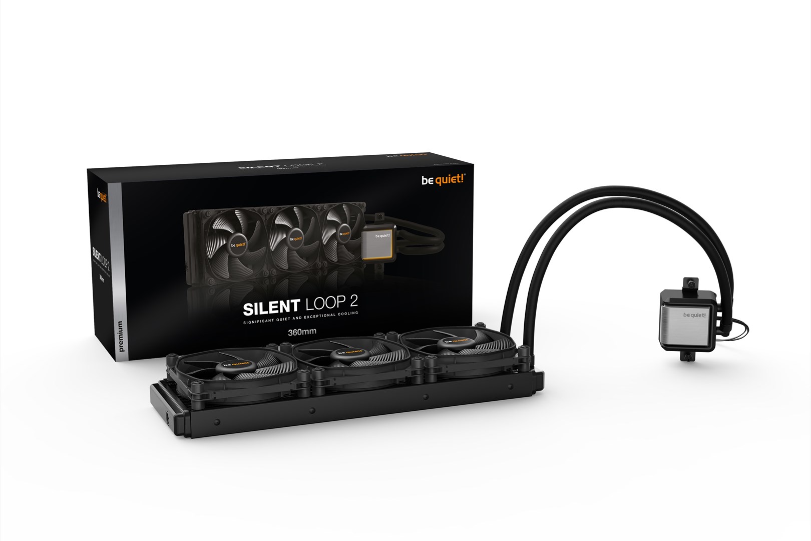 Ftohës me ujë Be quiet! SILENT LOOP 2, 12 cm, i zi