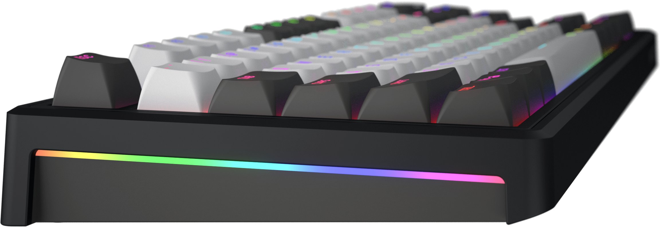 Tastierë gaming Hator HTK4180 Skyfall 80 PRO Wireless, 80%, RGB, layout ENG, e zezë