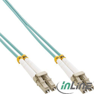 Kabllo optike InLine, 2 x LC, 5 m, e kaltër