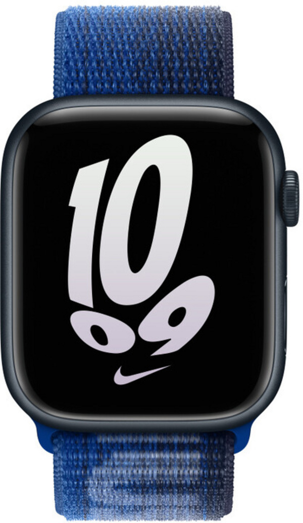 Apple Watch 45mm Nike Band, Game Royal/Midnight Navy Nike Sport Loop