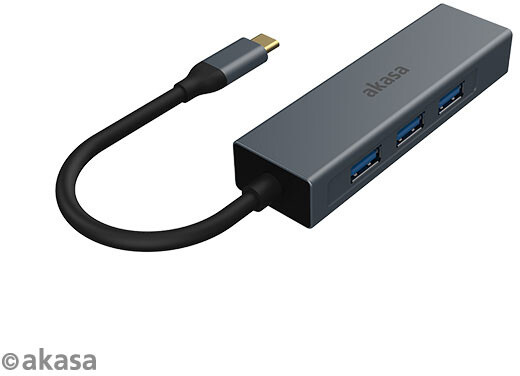 Stacioni Docking AKASA 4in1 USB 3.1 Type-C