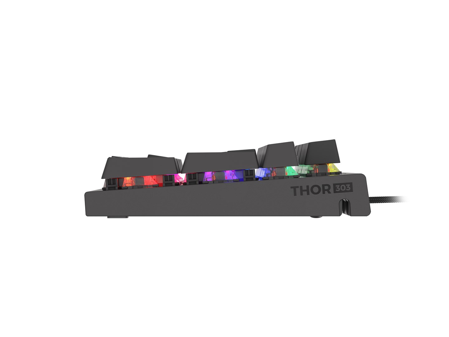 Tastierë lojërash Genesis THOR 303, Outemu Red, RGB LED, US, e zezë