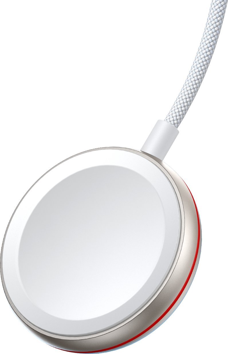 Karikues wireless Joyroom për Apple Watch, USB-C, kabëll 1.2 m, i bardhë