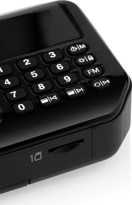 Radio portative Gogen FMP 125 BTB, 3W, Bluetooth, e zezë