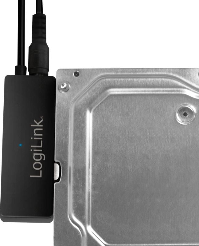 Кутија адаптер за диск LogiLink AU0050, USB 3.0, SATA 1.8\"/2.5\"/3.5\", црна