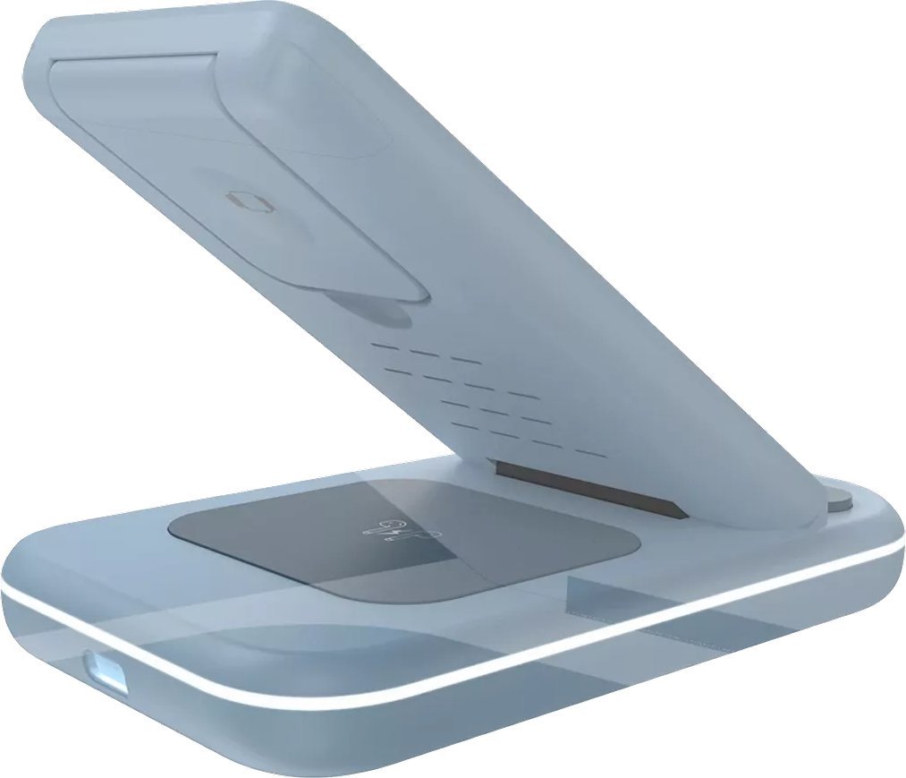 Stacion karikimi pa tel Canyon WS-304, 3 në 1, Fast Charging, blu