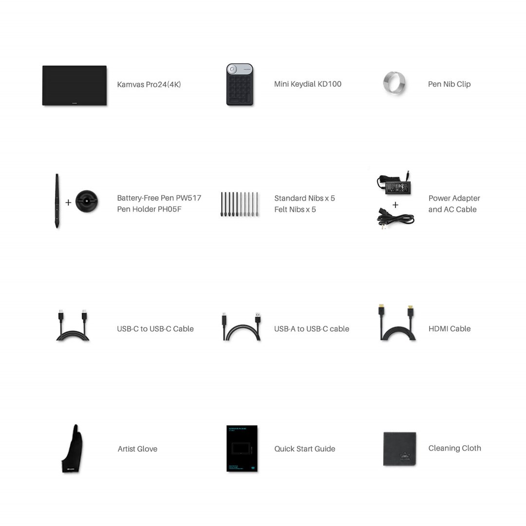 Tablet grafik Huion Kamvas Pro 24 4K