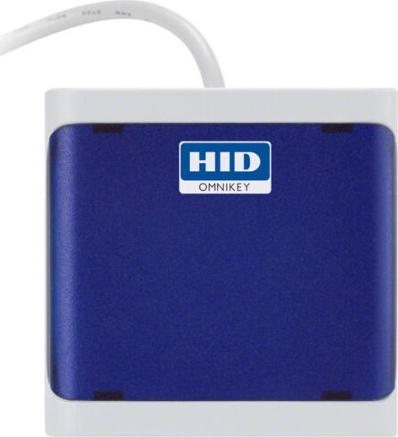 Lexues karte inteligjente HID Omnikey 5027, USB, pa kontakt, i zi