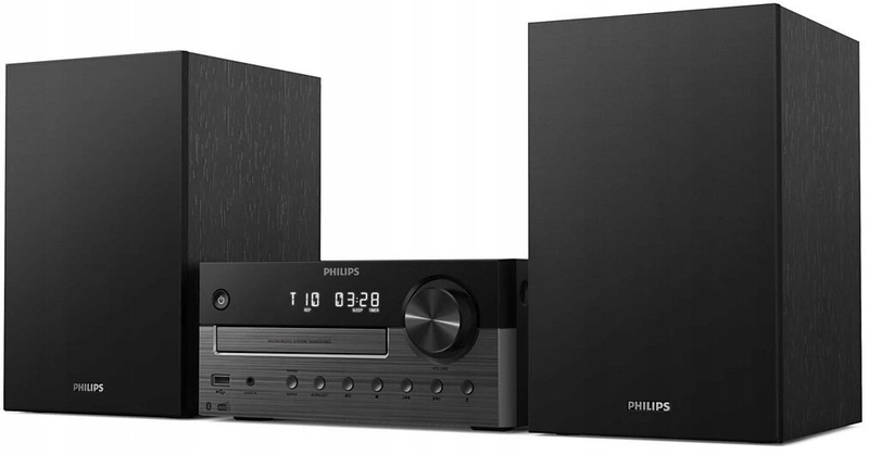 Sistem stereo Philips TAM4205M2, 80 W, Bluetooth, me radio FM, i zi