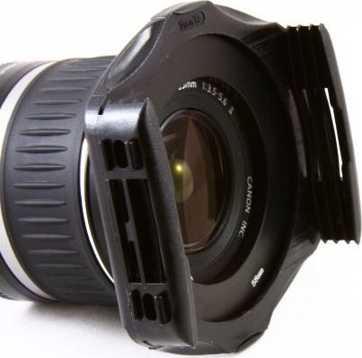 Set filtri fotografik Massa COKIN 2 in 1, adapter 49mm, mbajtëse filtri, i zi