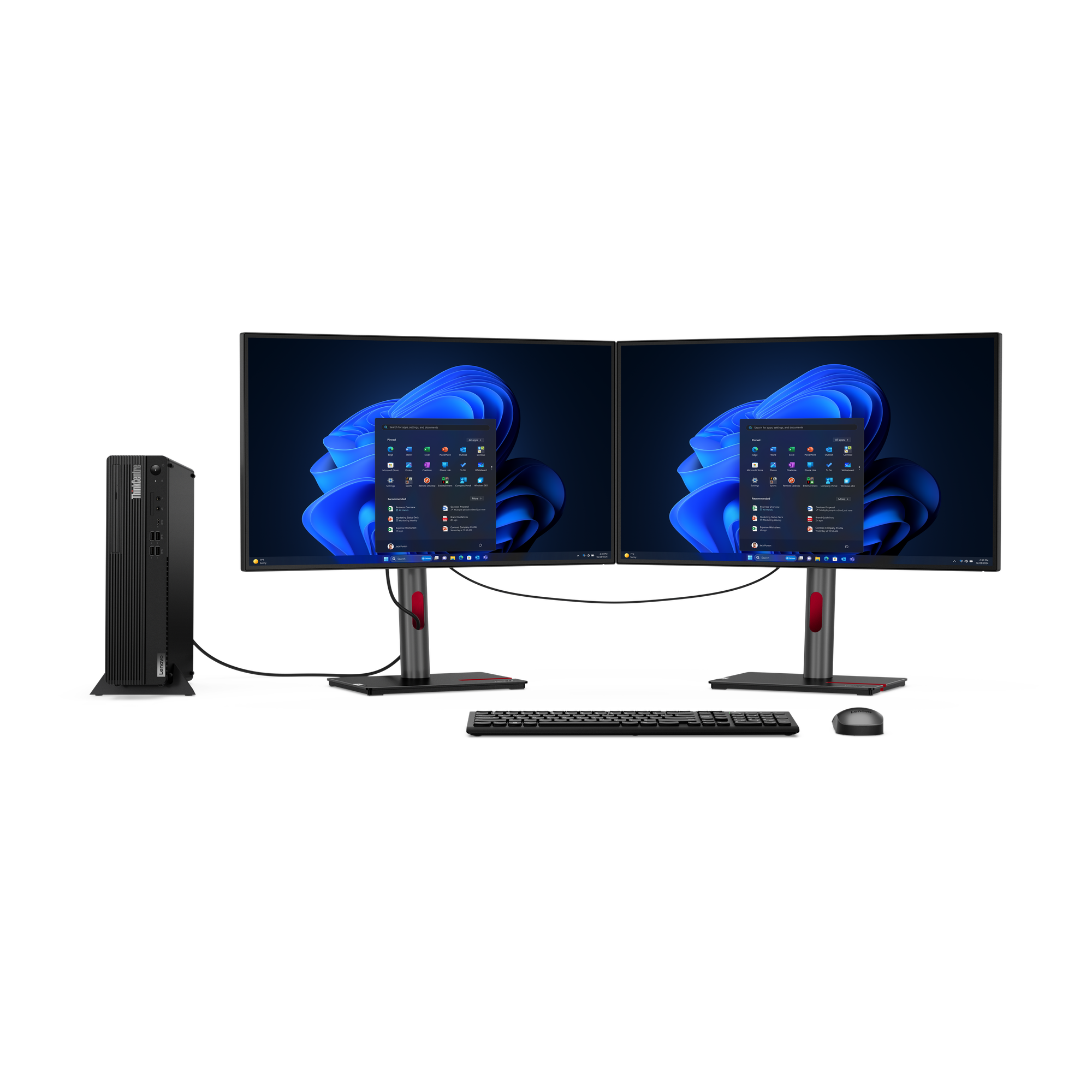 Kompjuter Lenovo ThinkCentre M/M70s Gen 5, Intel Core i7-14700, 16GB RAM, 512GB SSD, Intel UHD Graphics 770, i zi