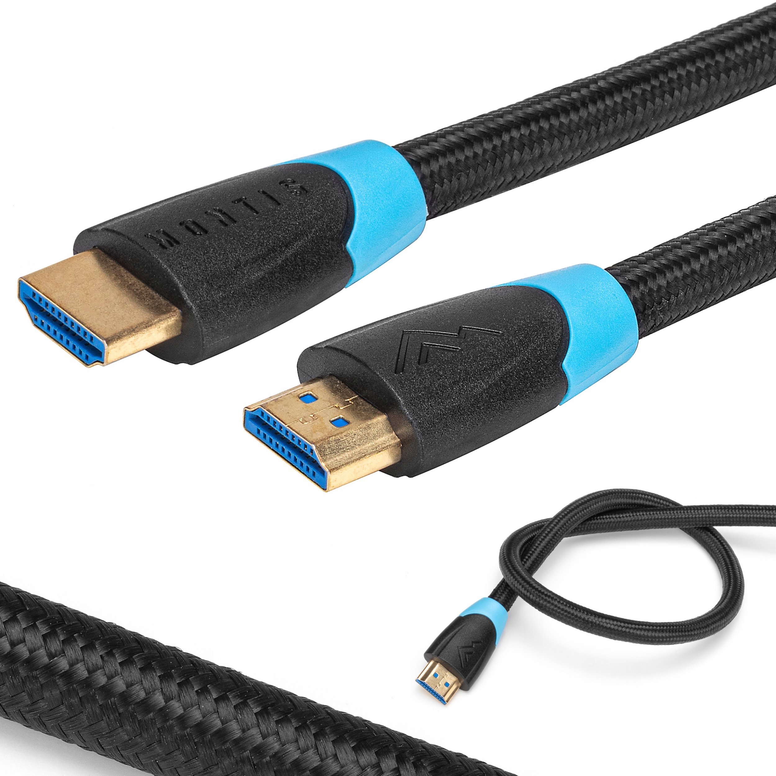 Kabllo HDMI Montis MT164-1, 1 m, video audio, e zezë