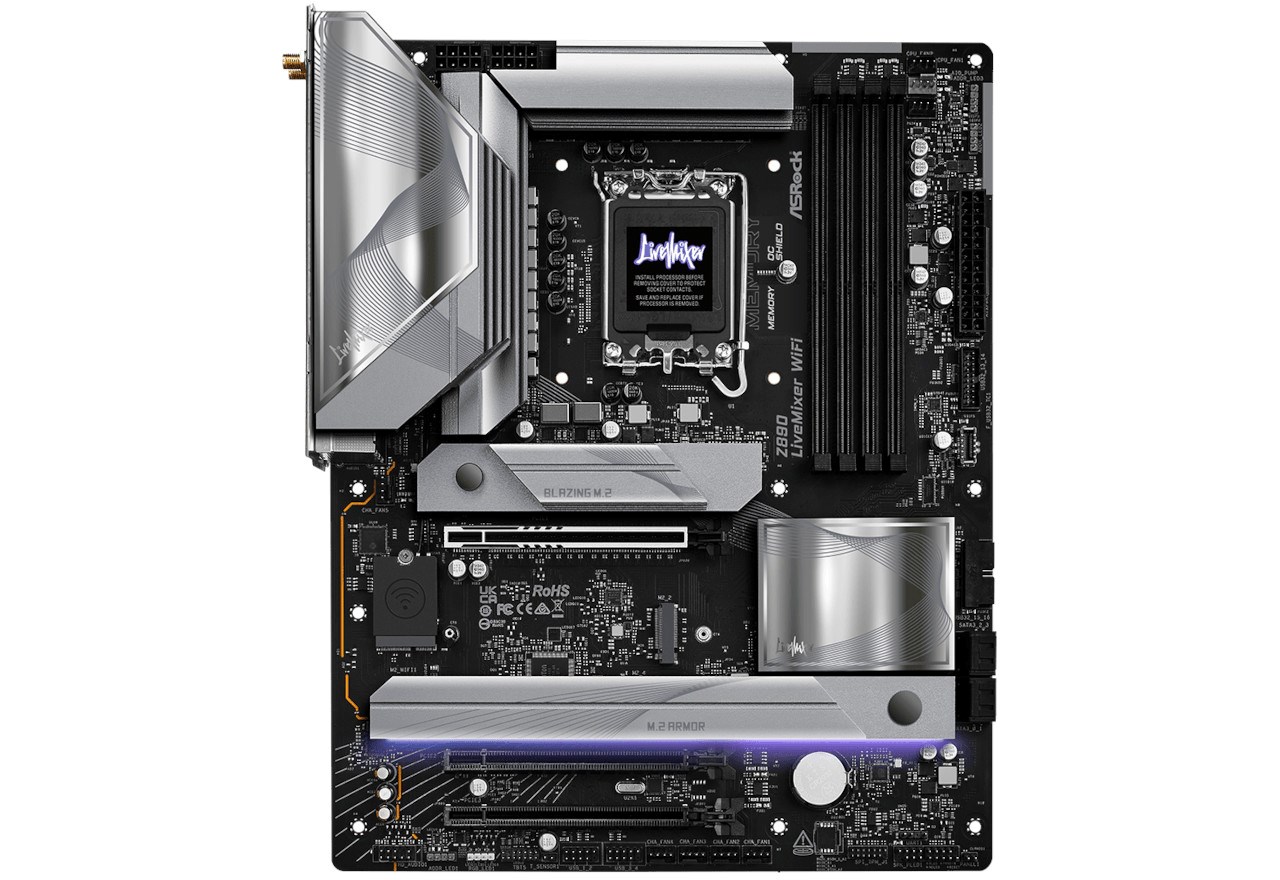 Pllakë amë ASRock Z890 LiveMixer WiFi