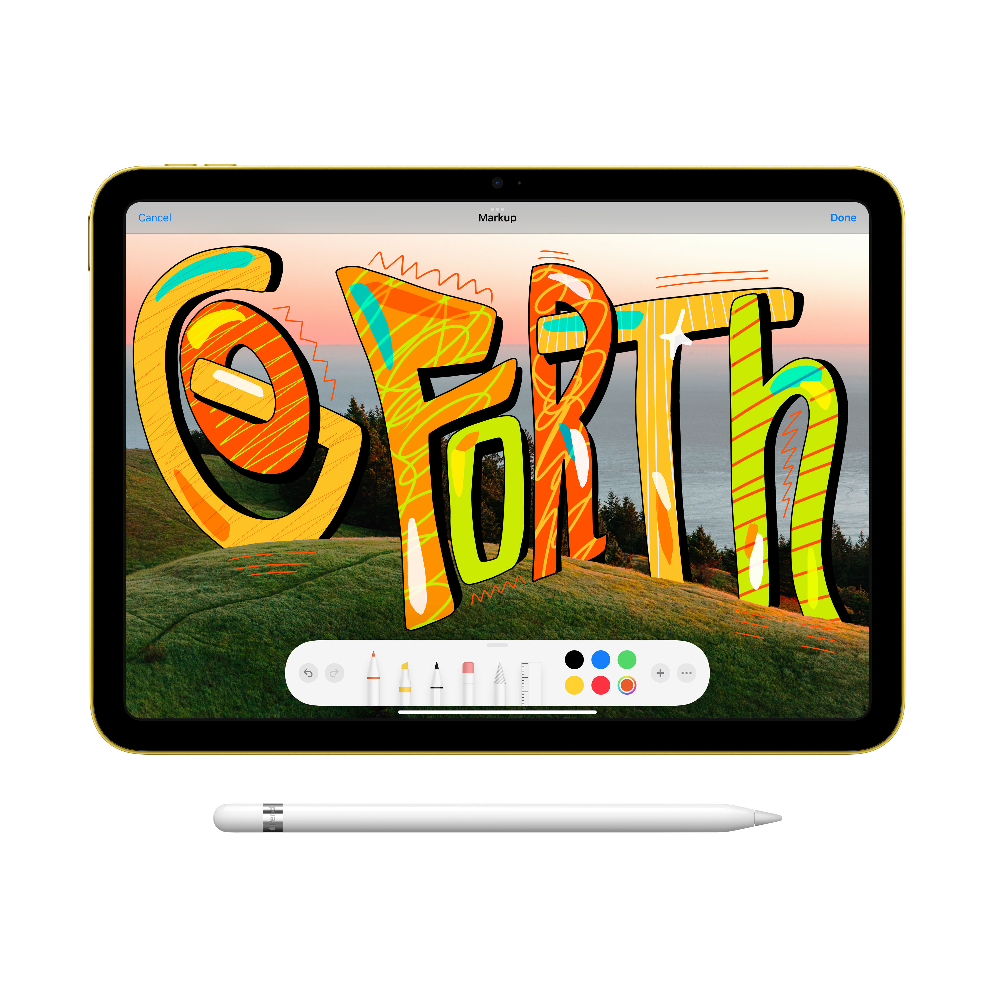 Apple 10.9-inch iPad (10th) Wi-Fi, 256GB, Yellow