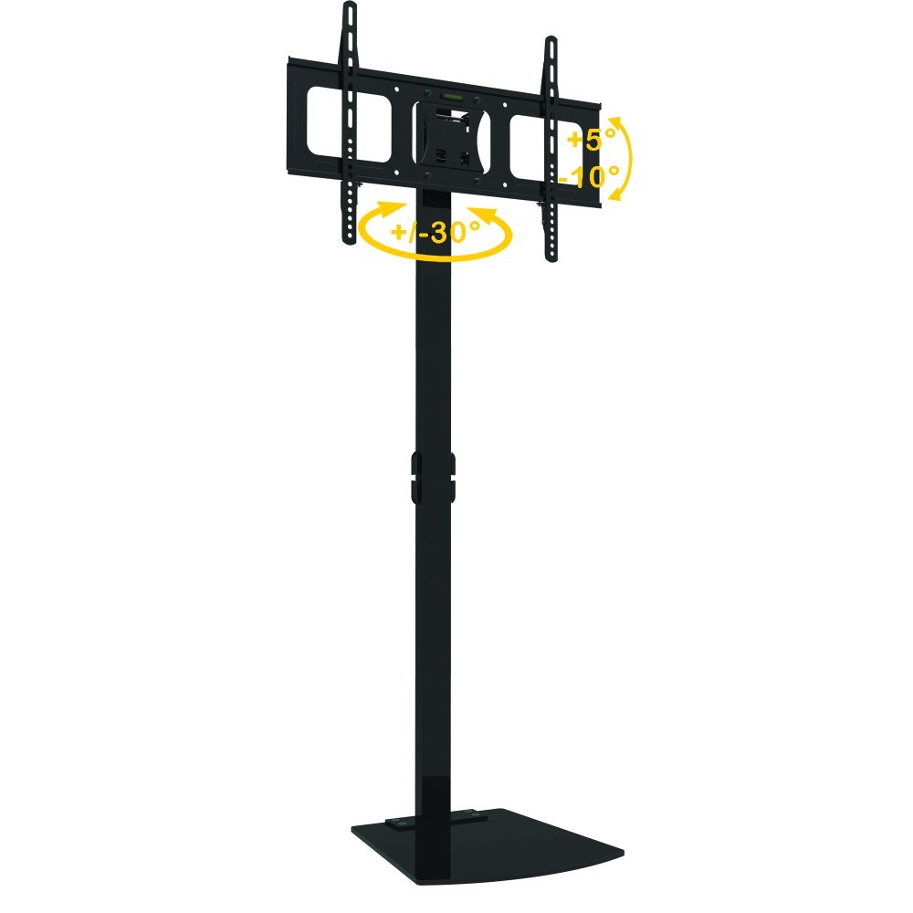 Mbajtëse dyshemeje për TV Techly, 32-70", 45kg, e zezë