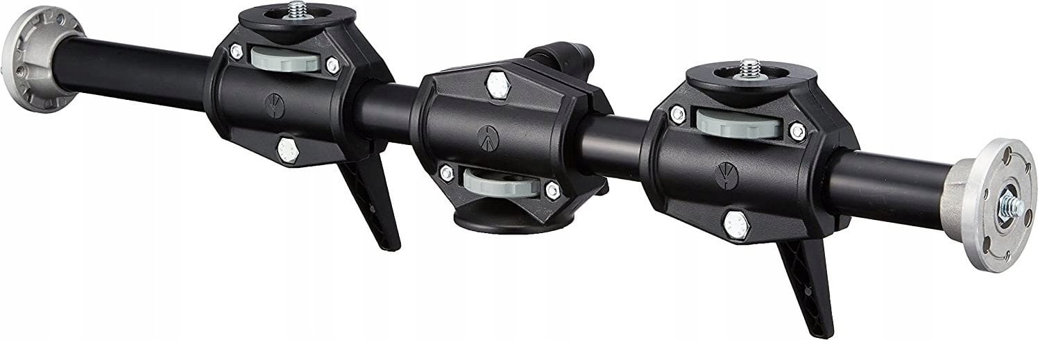 Krah aksesor Manfrotto 131DDB, për 4 koka, për kolonë 3/8", i zi