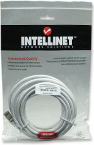 Kabllo rrjeti Intellinet Cat6, 0.9m, snagless, e bardhë