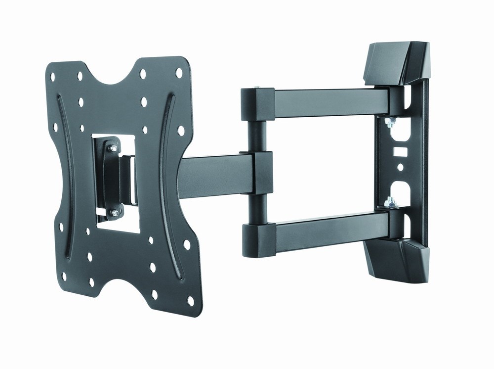 Mbajtëse muri për TV Gembird WM-42ST-02, 23"-42", VESA 200x200 mm, e hirtë