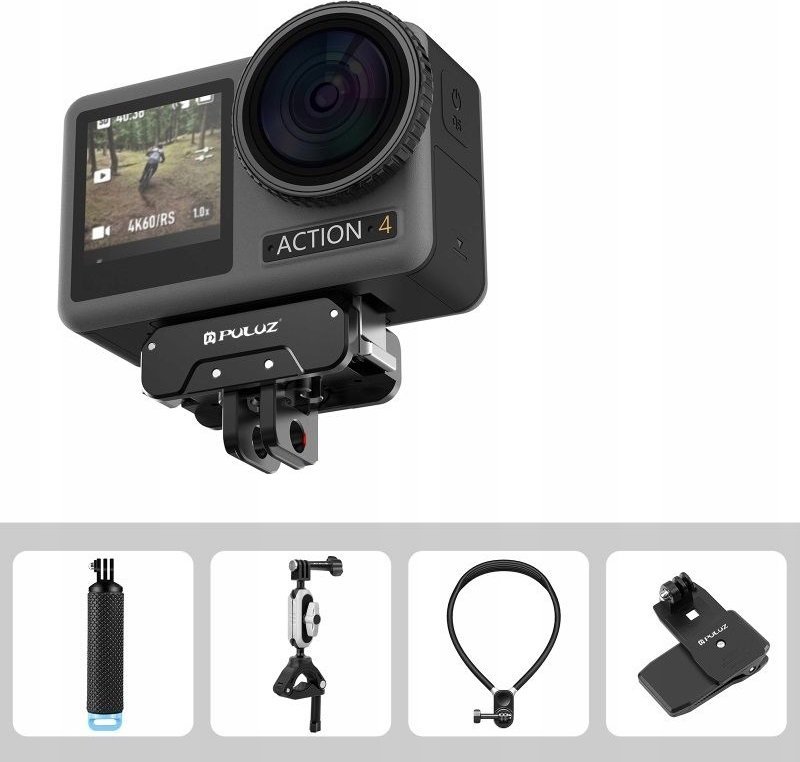 Adapter Puluz PU995B për GoPro 1/4" në DJI Osmo Action 3 4, i zi
