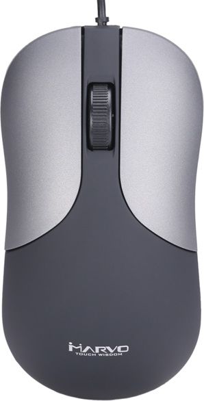 Глувче Marvo DMS002GY, 1200 DPI, со кабел, сиво