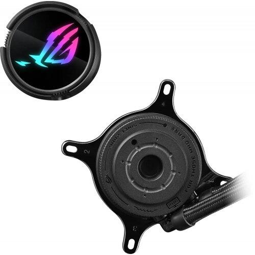 Ftohës uji për CPU Asus ROG Strix LC III 240 ARGB, radiator 240 mm, Aura Sync, i zi