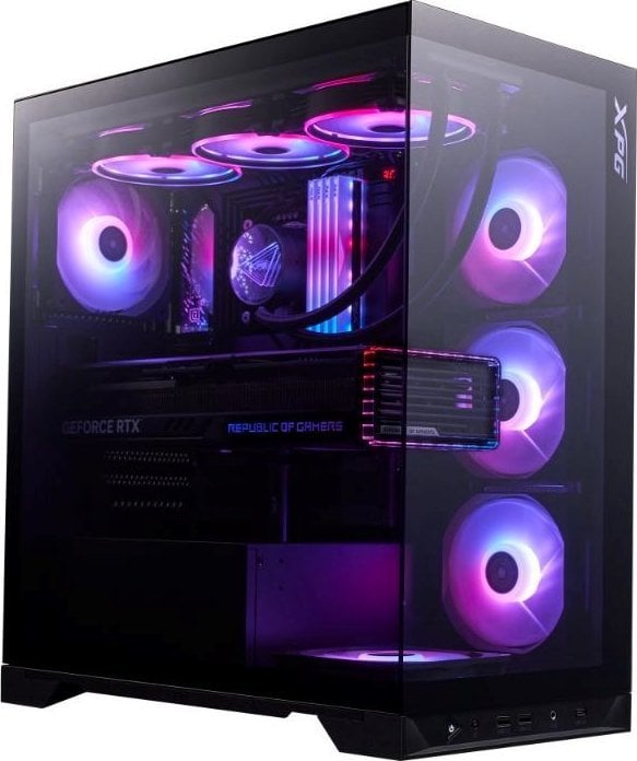 Kasë ADATA XPG Invader X BTF RGB, e zezë, Midi Tower