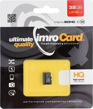 Kartë memorike Imro MicroSDHC, 32GB, Class 10 UHS I/U1