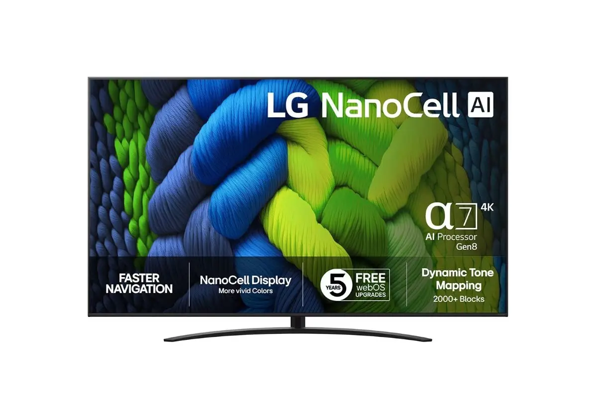 Televizor LG 86NANO82A6B, 86", 4K UHD, NanoCell, i zi