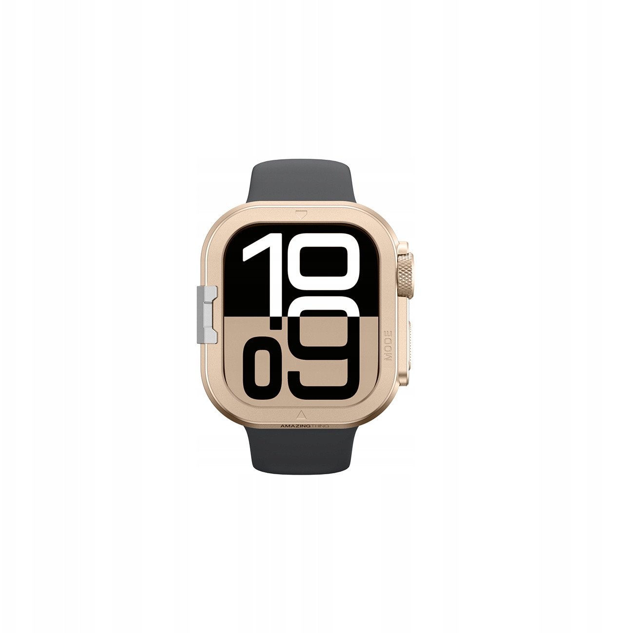 Mbrojtëse për Apple Watch Amazingthing Titan Pro, 46mm, alumin, ari