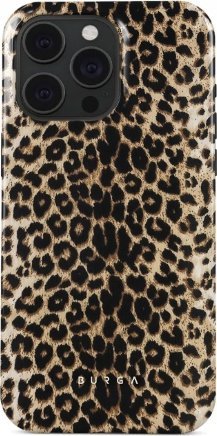 Маска Burga MagSafe Case for Players за iPhone 15 Pro, двослојна заштита, компатибилна со MagSafe, кафена
