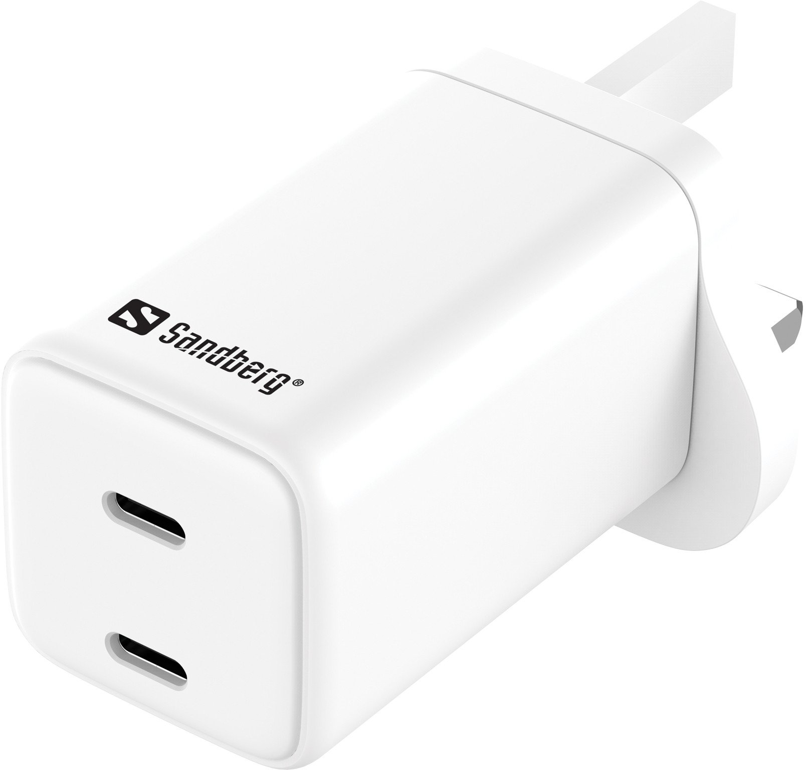 Karikues rrjeti Sandberg AC Charger Dual, 2x USB C, 65W, UK